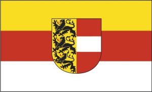 Die Kärnten Fahne mit Wappen