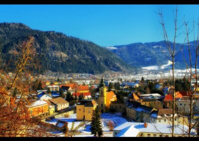 Kärnten - Friesach - Winter in der Gemeinde Friesach