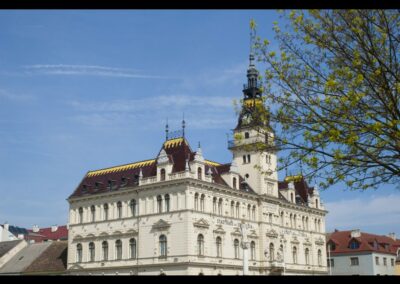Niederösterreich - Laa an der Thaya - Rathaus bzw. Gemeindeamt im Neorenaissance Stil