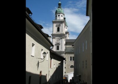 Sbg - Salzburg - eine Gasse zum Salzburger Dom