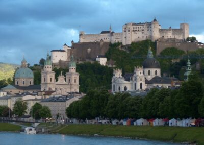 Sbg - Salzburg - Blick auf die Altstadt