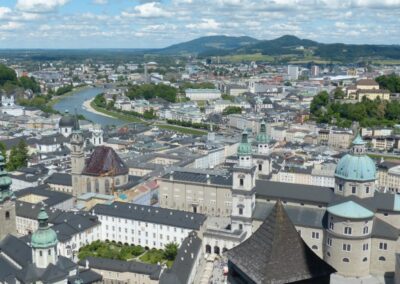 Sbg - Salzburg - Blick auf die historische Altstadt