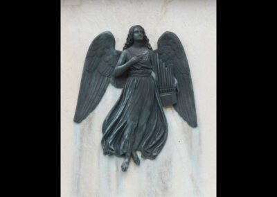 Sbg - Salzburg - Engel am Mozartdenkmal