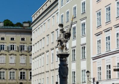 Sbg - Salzburg - Florianibrunnen am alten Markt