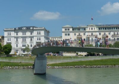 Sbg - Salzburg - Makartsteg (Liebesbrücke) 2