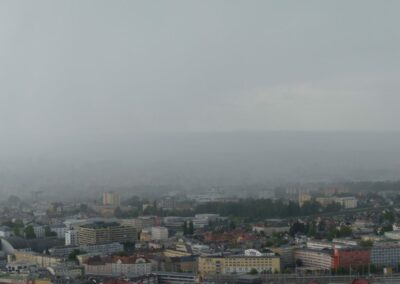 Sbg - Salzburg - Unwetter über der Stadt