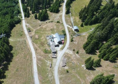 Stmk - Luftaufnahme von der Halterhütte am Schöckl