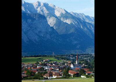Tirol - Axams - Blick auf die Gemeinde