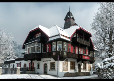 Tirol - Innsbruck - Hotelpension Zur Linde (jetzt ein Kindergarten)