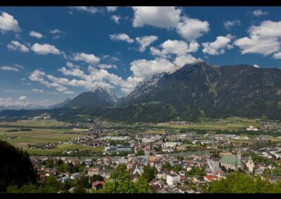 Tirol - Schwaz - Luftaufnahme der Bezirkshauptstadt