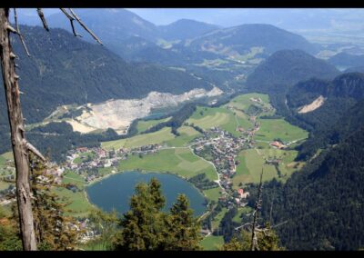 Tirol - Thiersee - Luftbild von Gemeinde und See
