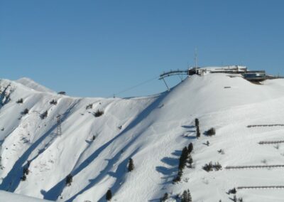 Bild zeigt: Bergstation Kanzelwandbahn im Winter