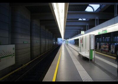 Bild zeigt: Wien - Eine Haltestelle der U-Bahnlinie U4 (Heiligenstadt)