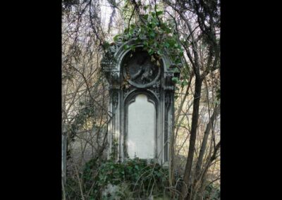 Bild zeigt: Wien - Grabstein vom Sankt Marxer Friedhof