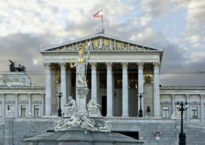 Bild zeigt: Wien - Parlamentsgebäude