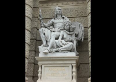 Bild zeigt: Wien - Skulptur Amerika und Australien
