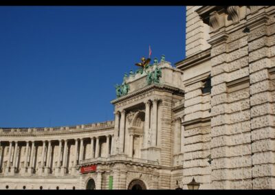 Bild zeigt: Wien - Teil der Hauptfassade der Wiener Hofburg