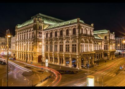 Bild zeigt: Wiener Staatsoper Nachts